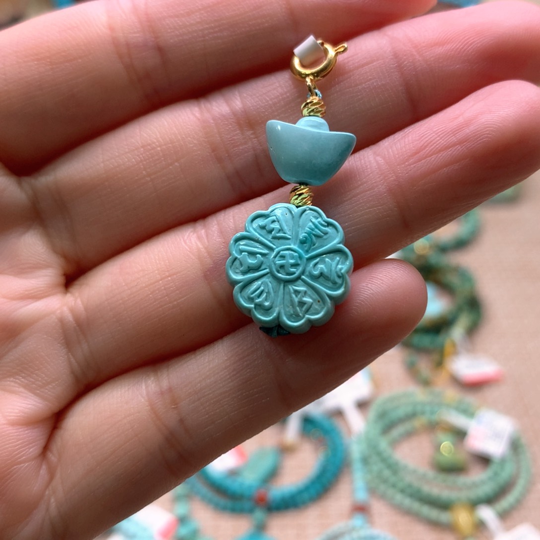 绿松石未镶嵌配饰