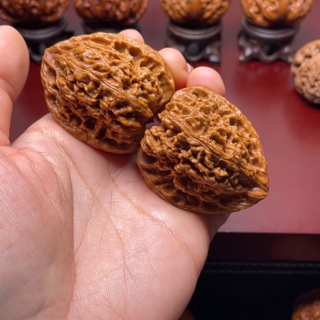 风***️文玩核桃吊坠41边46高南江