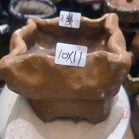 粗陶花盆手工花盆制作