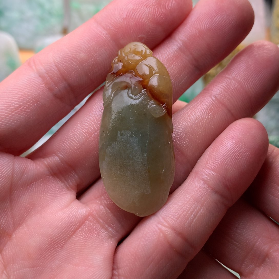 定制翡翠未镶嵌福瓜