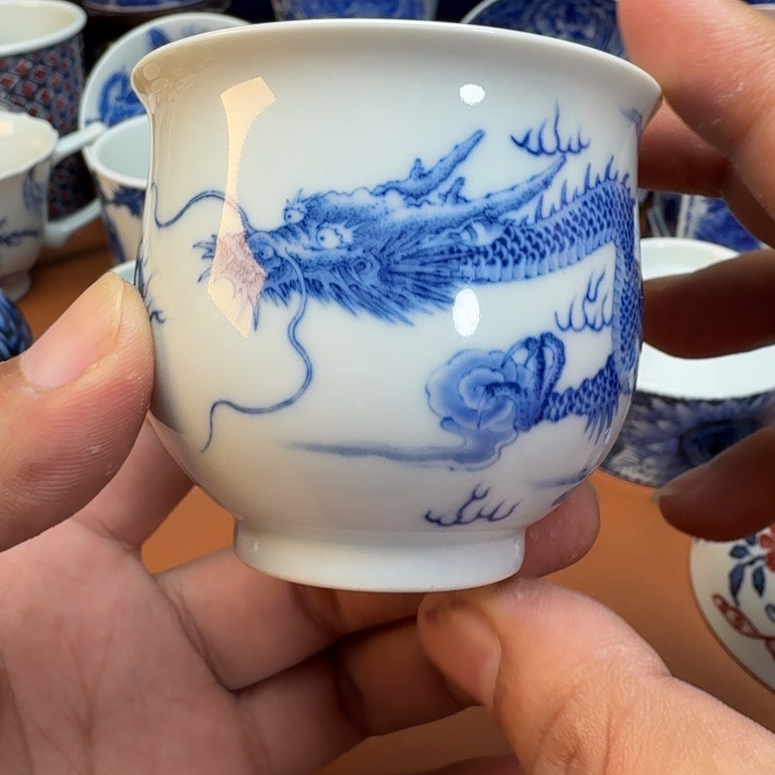 杯子景德镇全手工手绘陶瓷