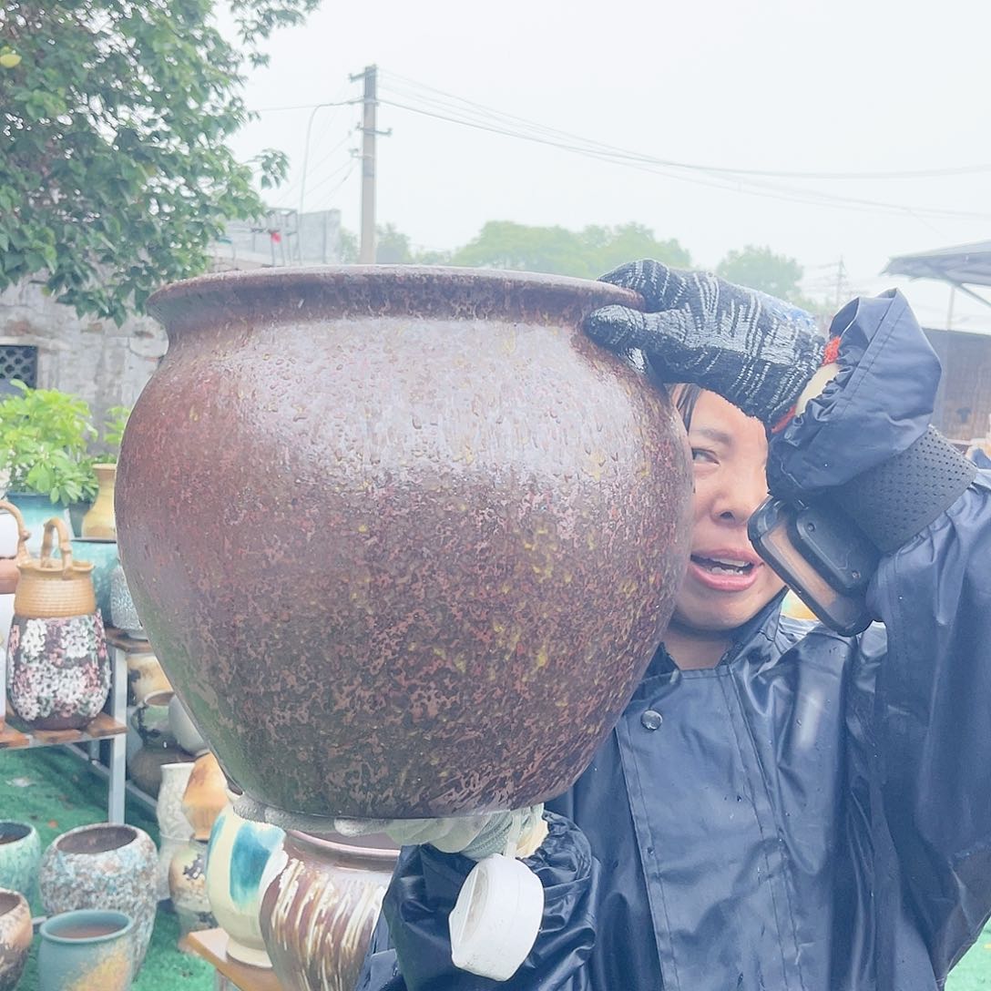 紫砂花盆王嫂花盆0611-205高29口30