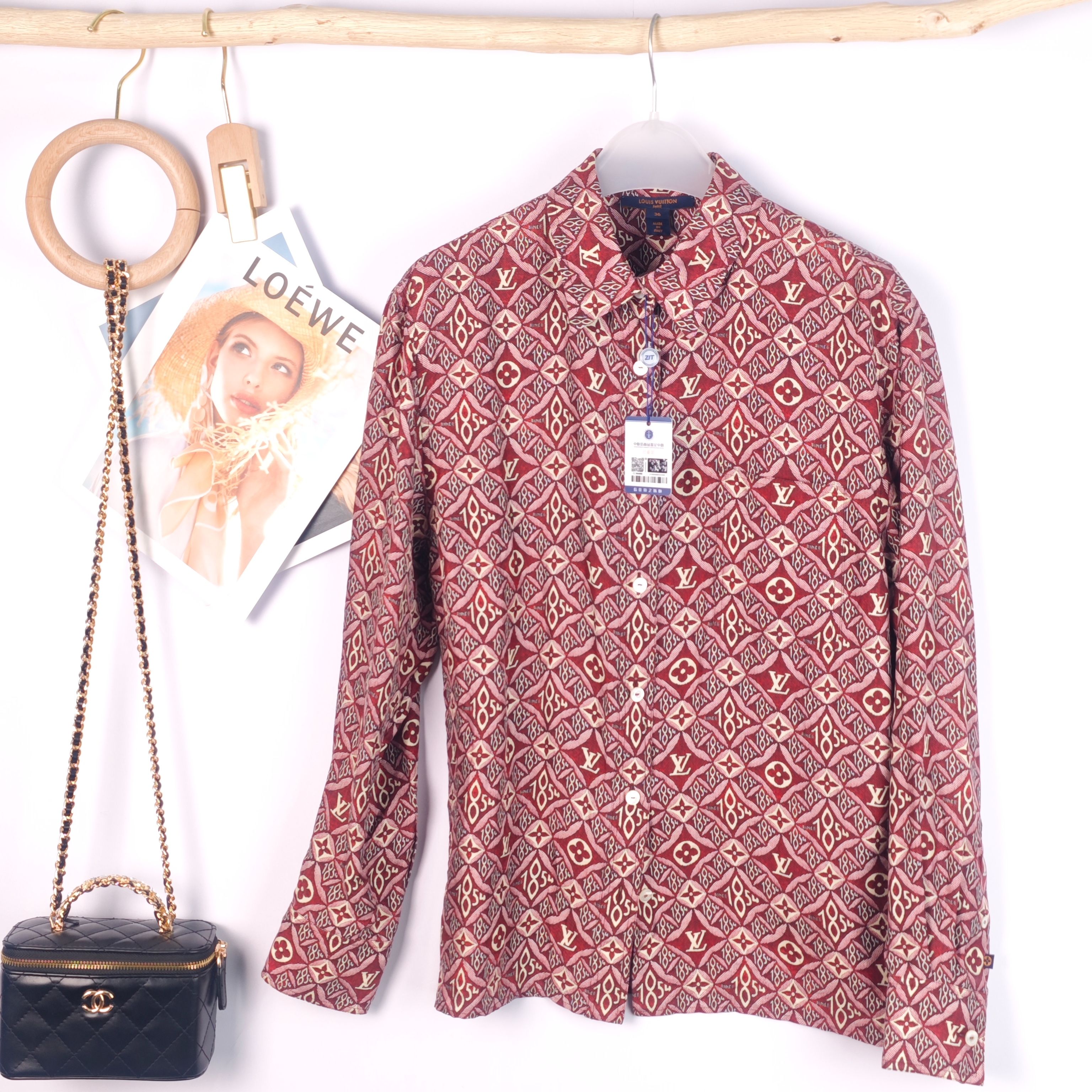 99新 LouisVuitton/路易威登 海囤J/LV上衣/36码/ds58303