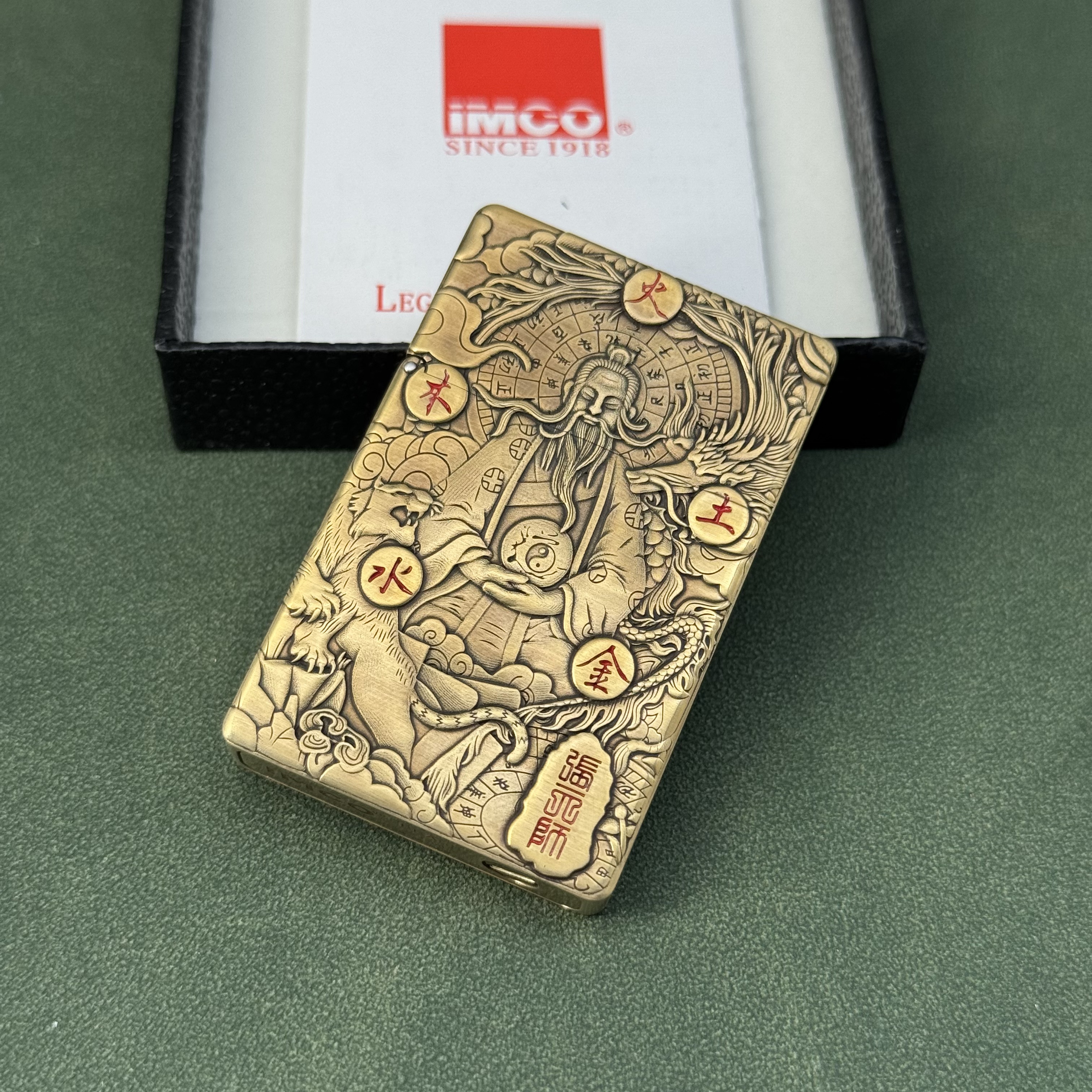 爱酷IMCO 3500黄铜张天师 打火机