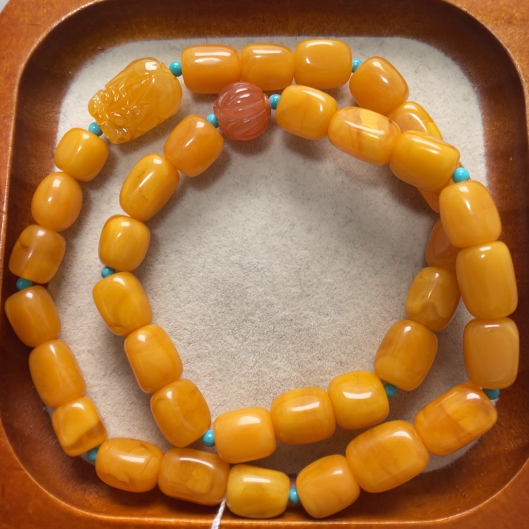 蜜蜡未镶嵌手串蜜蜡