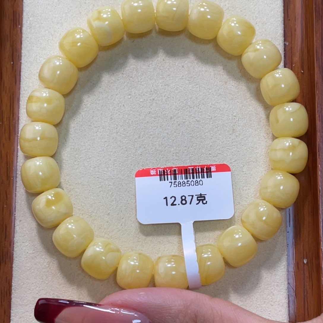 琥珀手链未镶嵌蜜蜡