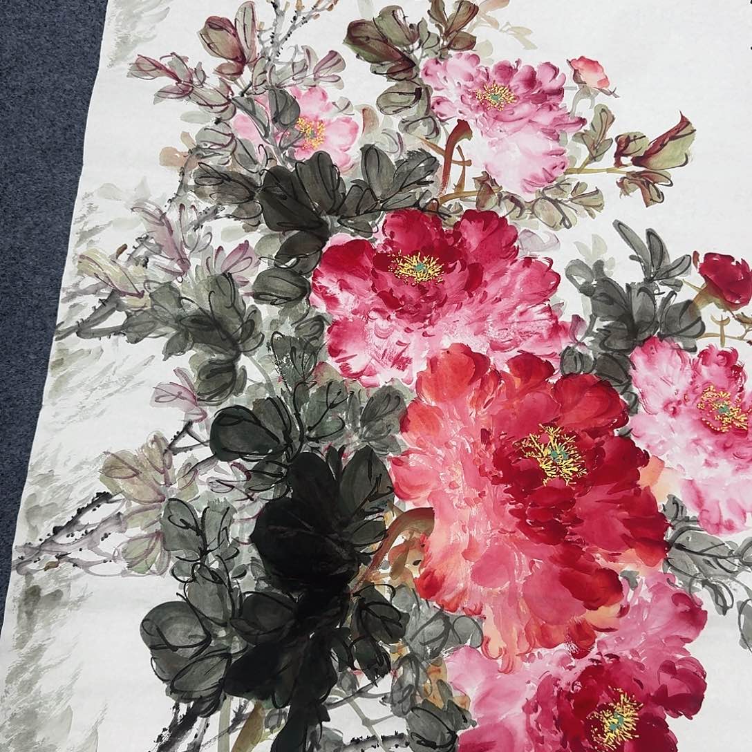 国画国画作品宣纸纯手绘