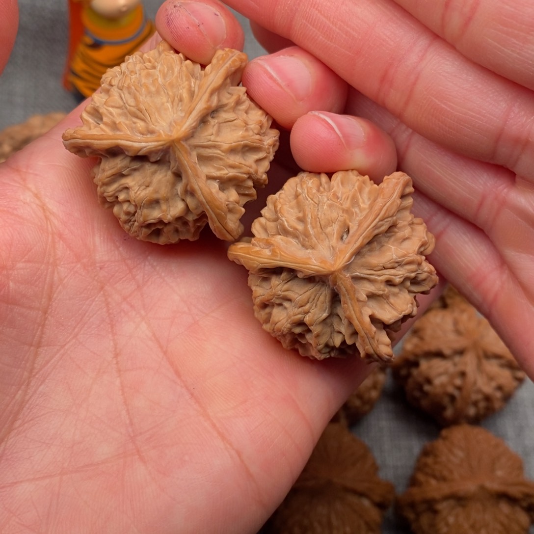 文玩核桃把件38毕业正奔