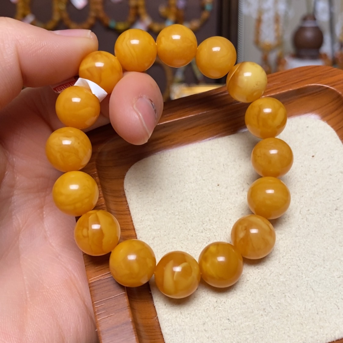 【闪购商品】手链蜜蜡未镶嵌手串