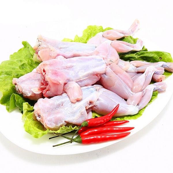 鲜活牛蛙一斤   【帮杀后净重（半斤）】