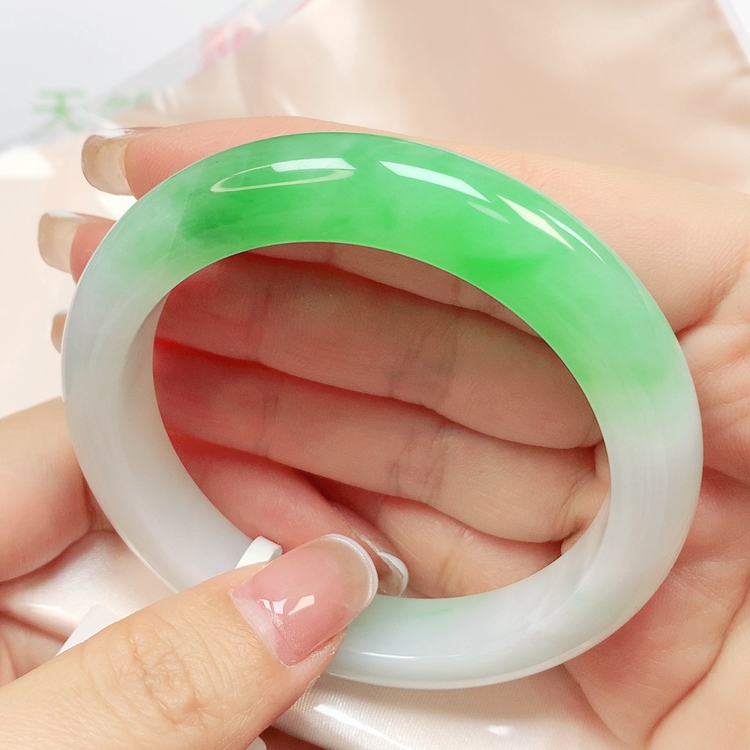 未镶嵌手镯翡翠抖音123