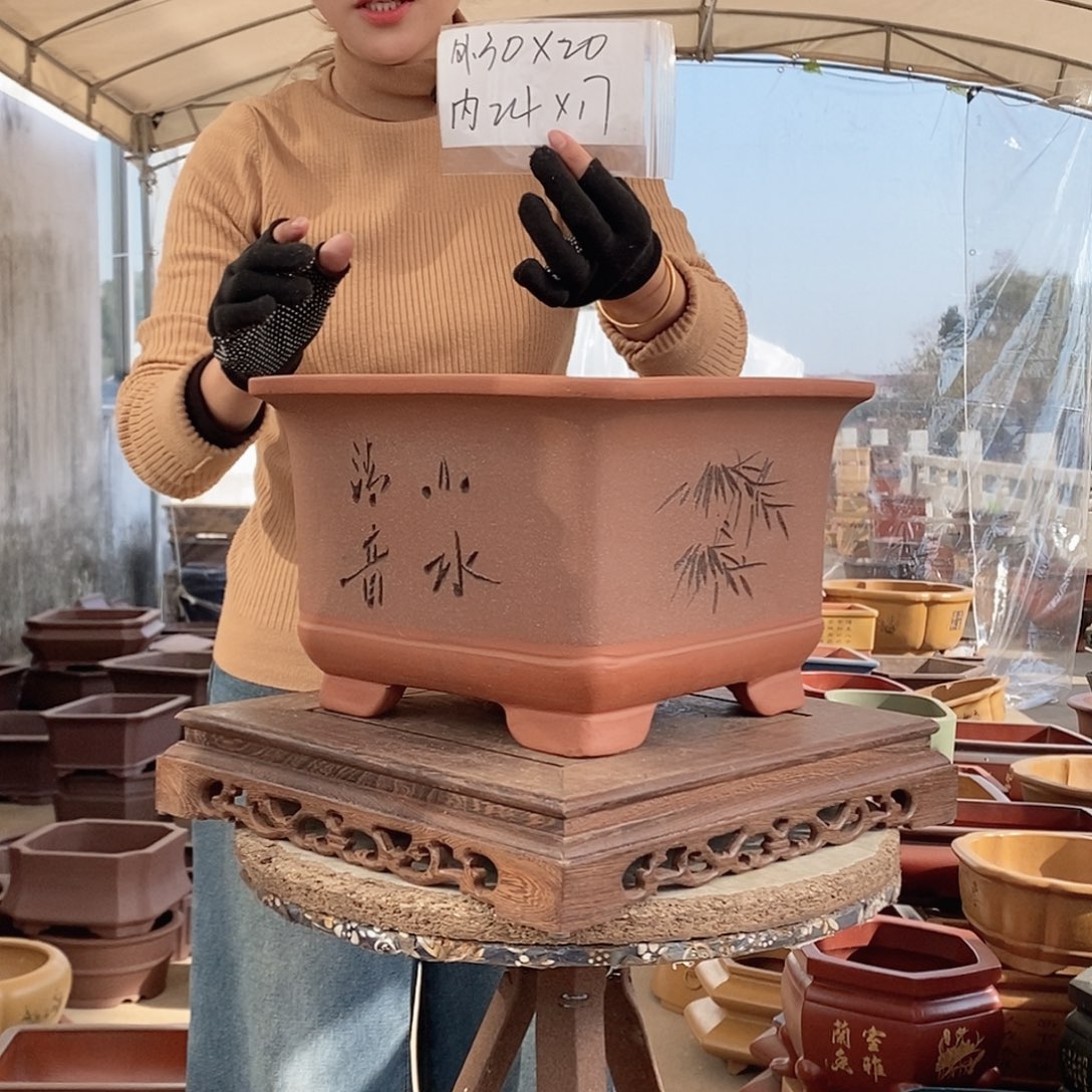 紫砂花盆紫砂花盆