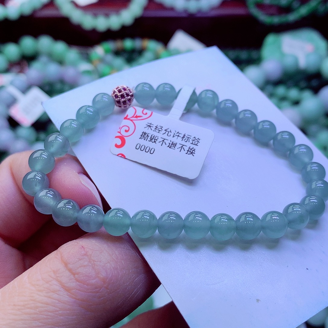 翡翠未镶嵌毛衣链