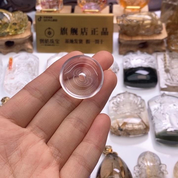 水晶颈饰未镶嵌定制