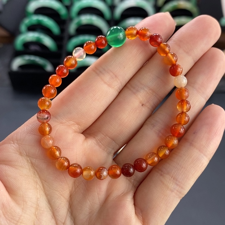 石英质玉手链未镶嵌