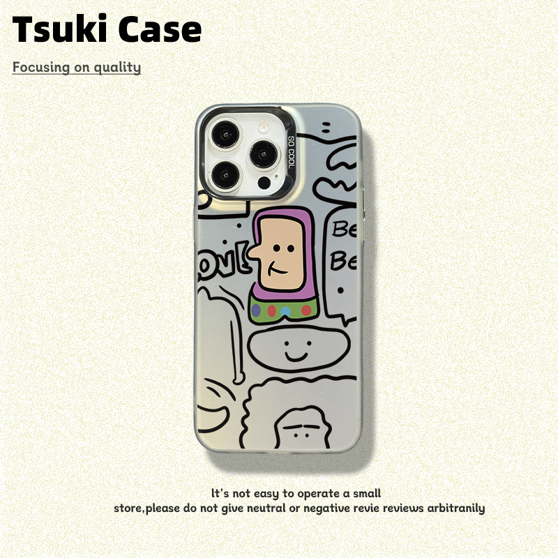 【彩银】涂鸦巴斯光年适用于苹果16华为vivo小米oppo防摔手机壳