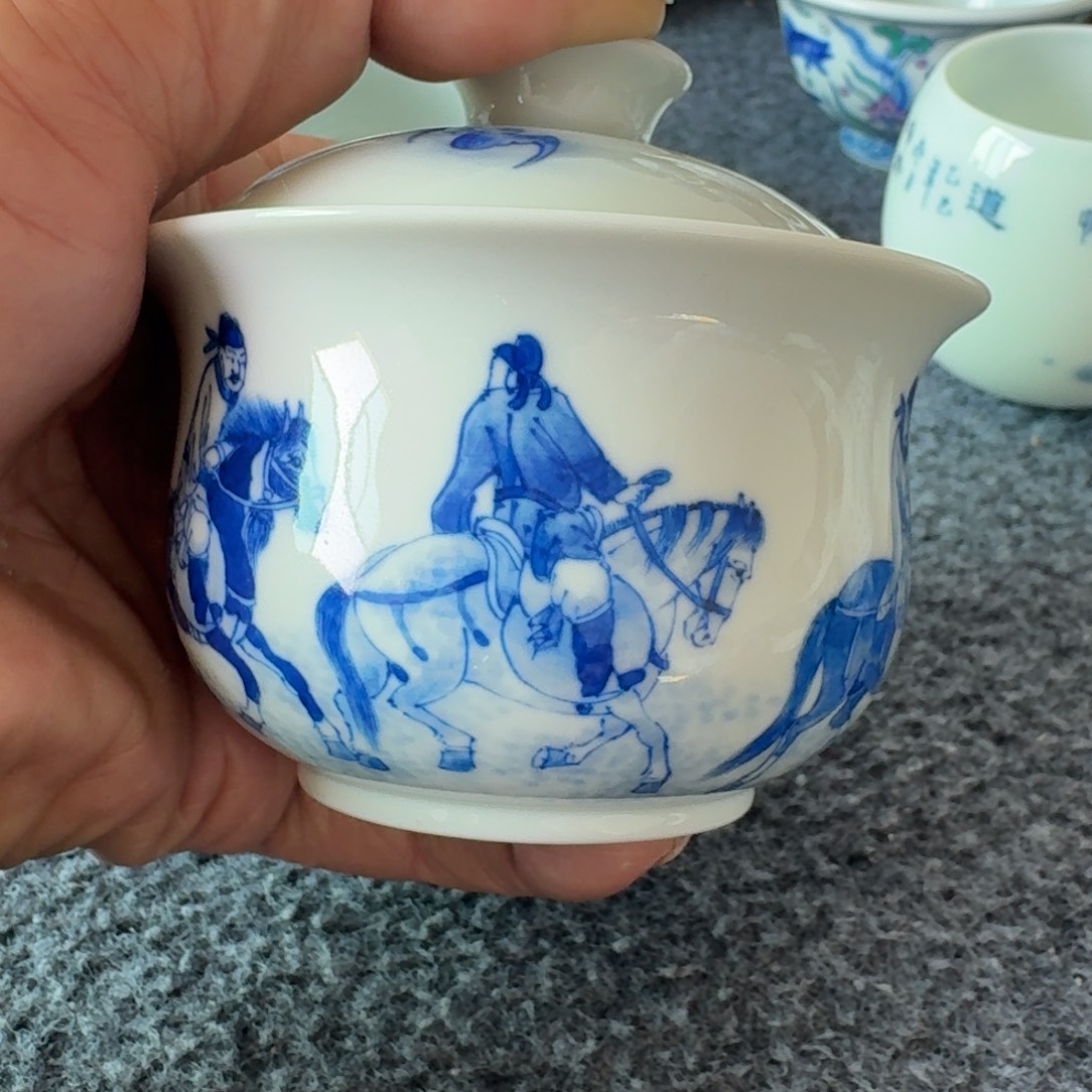 约***让现代景德镇陶瓷手绘茶具