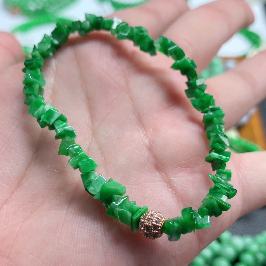 未镶嵌手链翡翠翡翠