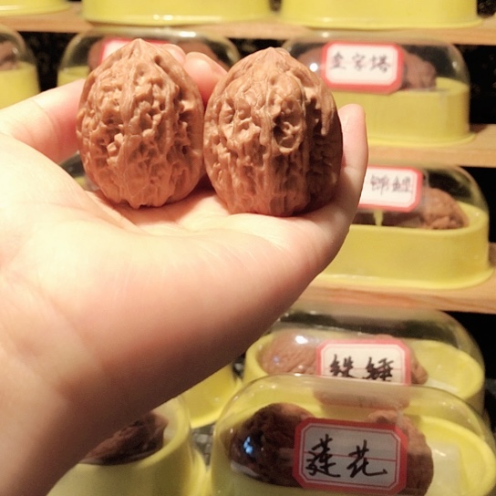 文玩核桃把件将军塌