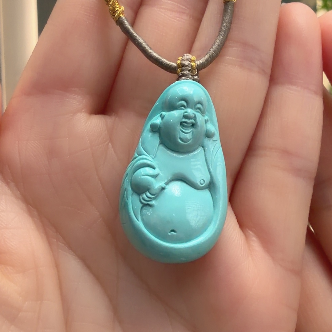 绿松石未镶嵌颈饰