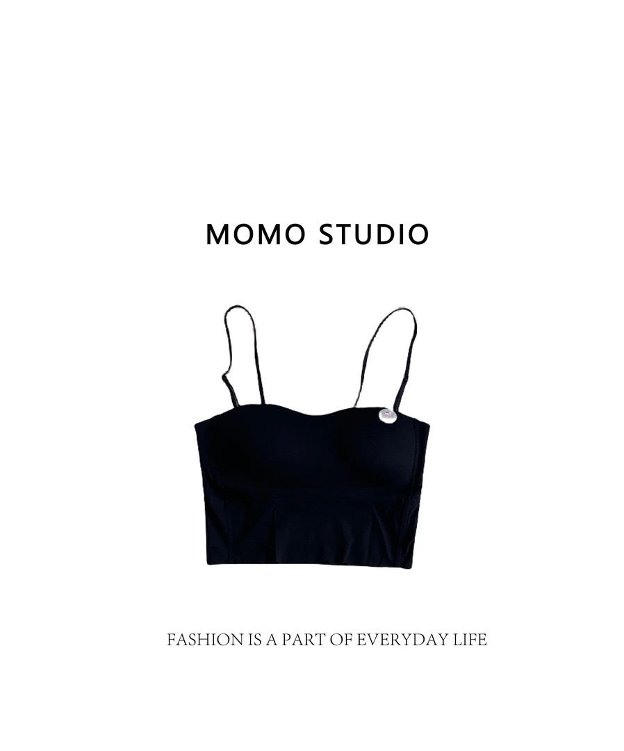 【MOMOSTUDIO】美背背心夏季薄款网红短款外穿性感内衣内搭打底吊带