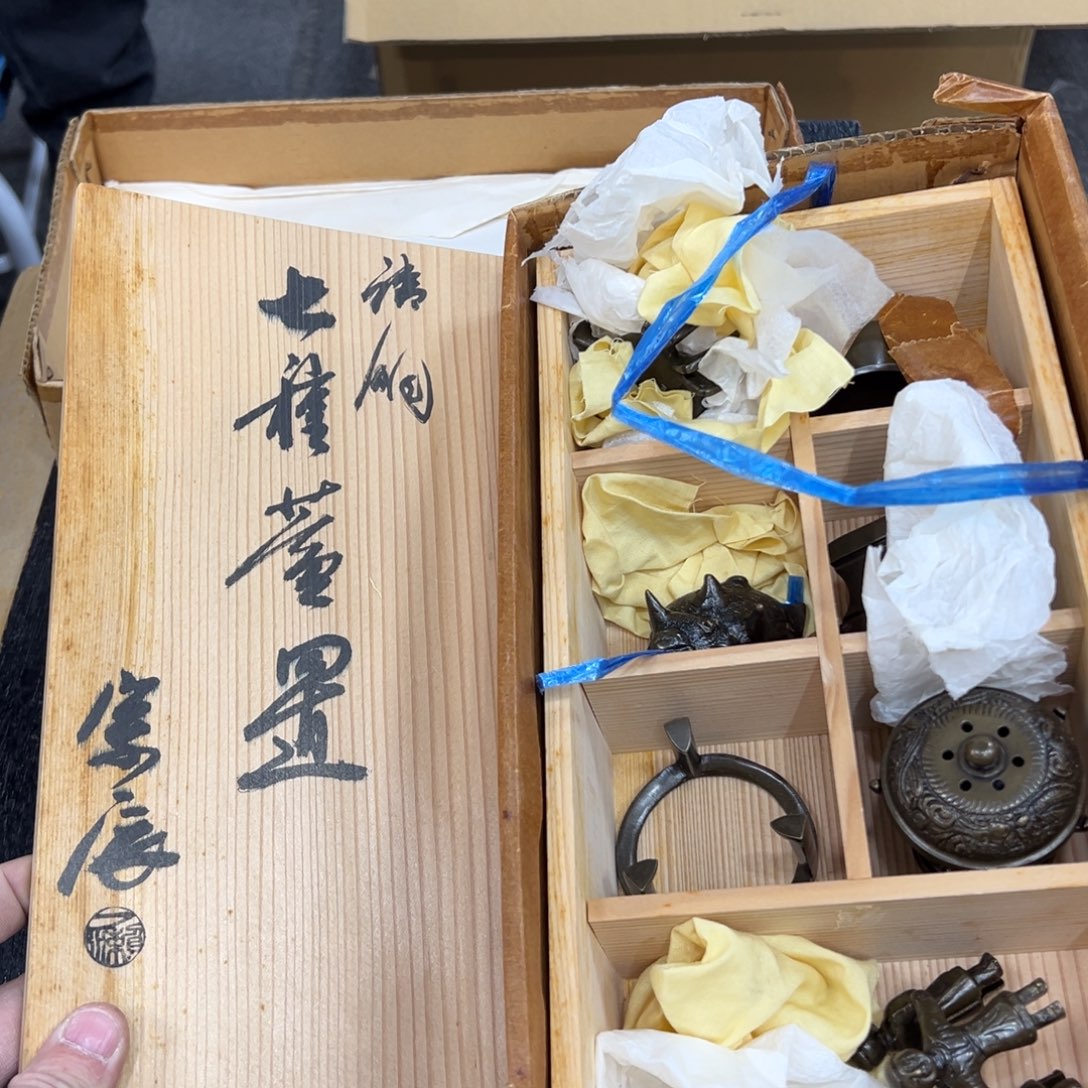 铜中古工艺品摆件