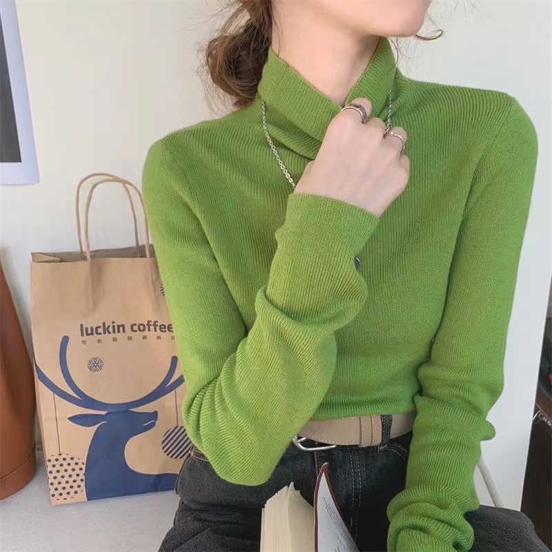 套头INS风秋冬时尚毛针织衫长袖百搭网红常规款毛衣修身型