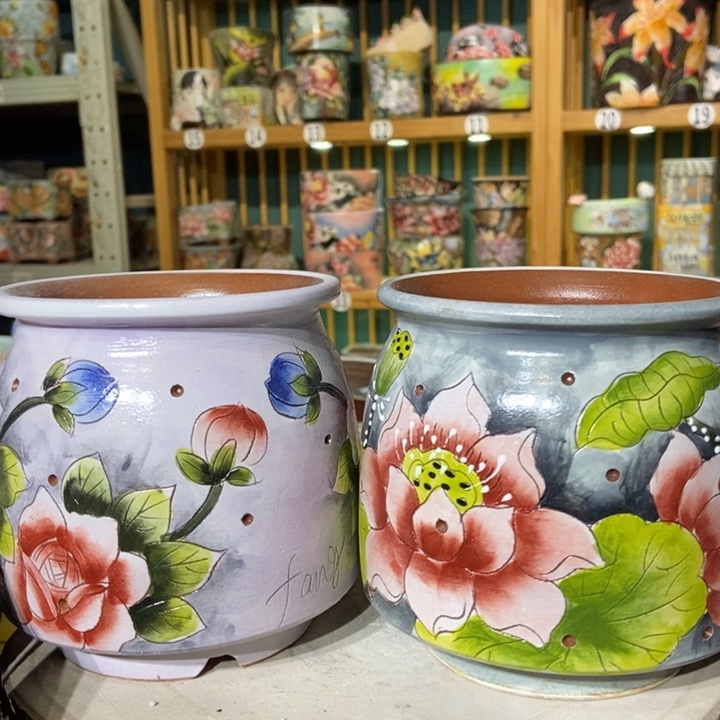 红陶景德镇艺术手绘作品