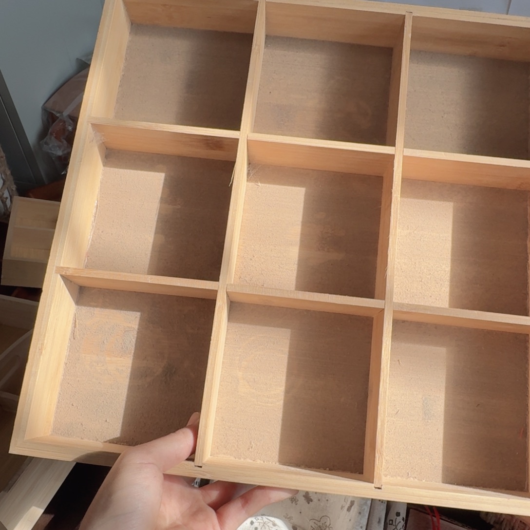 竹木九宫格微瑕拍下不退不换