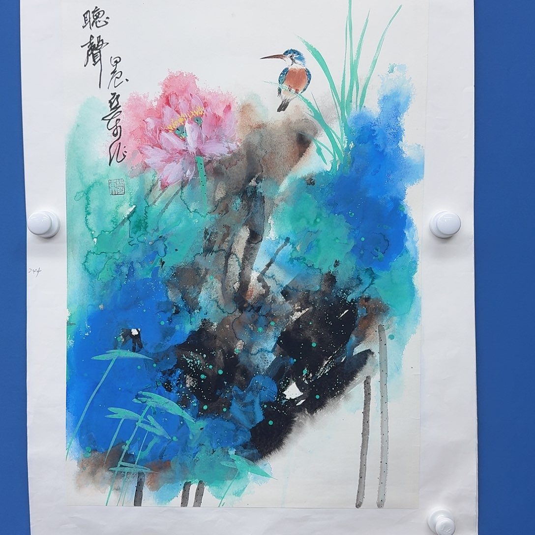 国画多次参加国内外大型