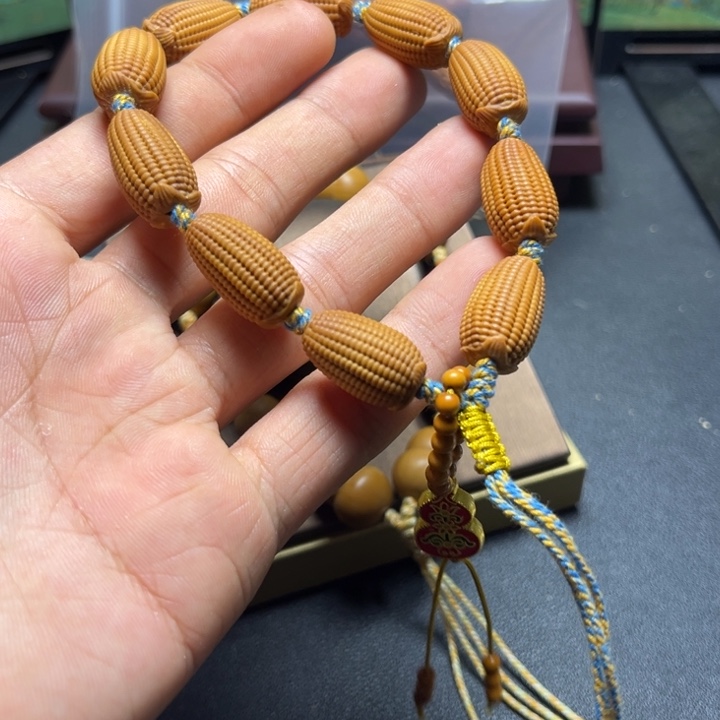 橄榄核手串/手链橄榄核雕玉米