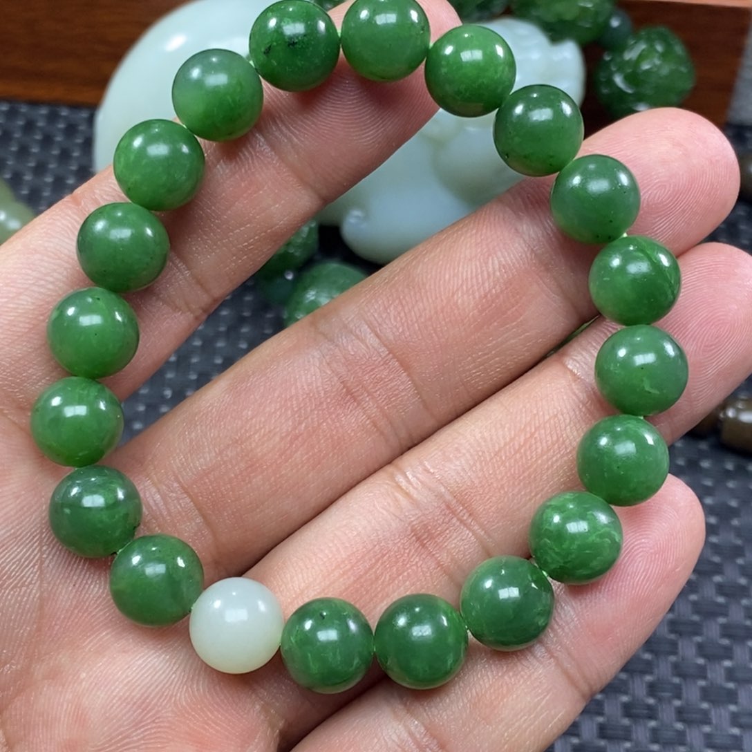 和田玉手链未镶嵌