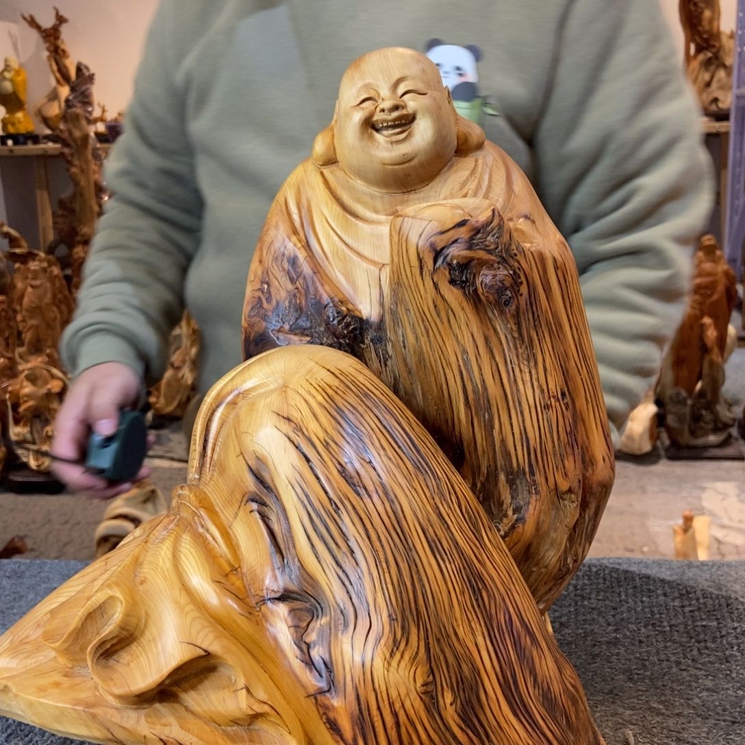 柏木（崖柏）太行崖柏根雕摆件