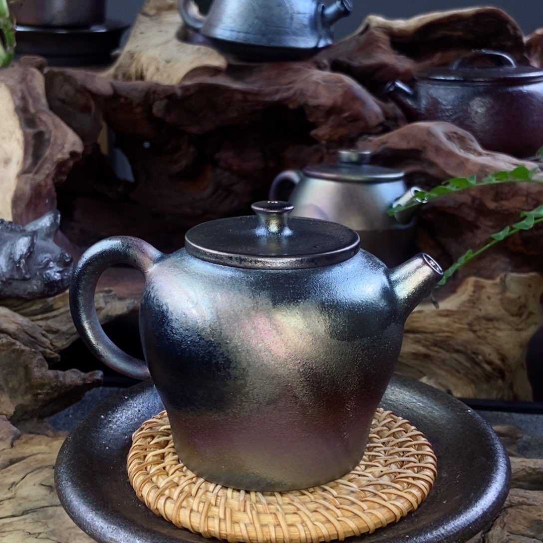 s***l建水紫陶柴烧茶具