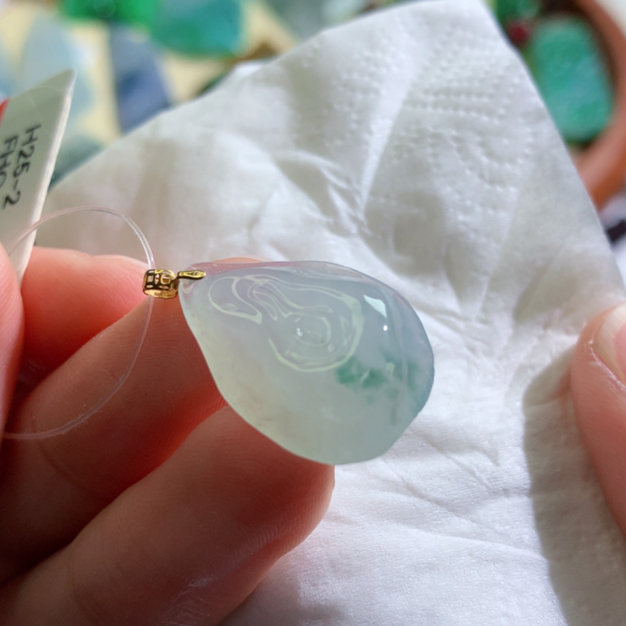 【闪购商品】翡翠吊坠(不含链)未镶嵌 7548