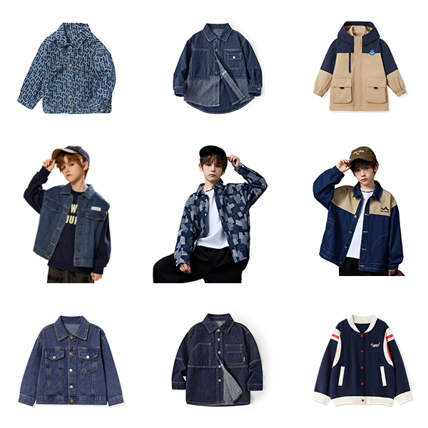 【先选尺码，再选颜色】ASK JUNIOR男童牛仔外套合集