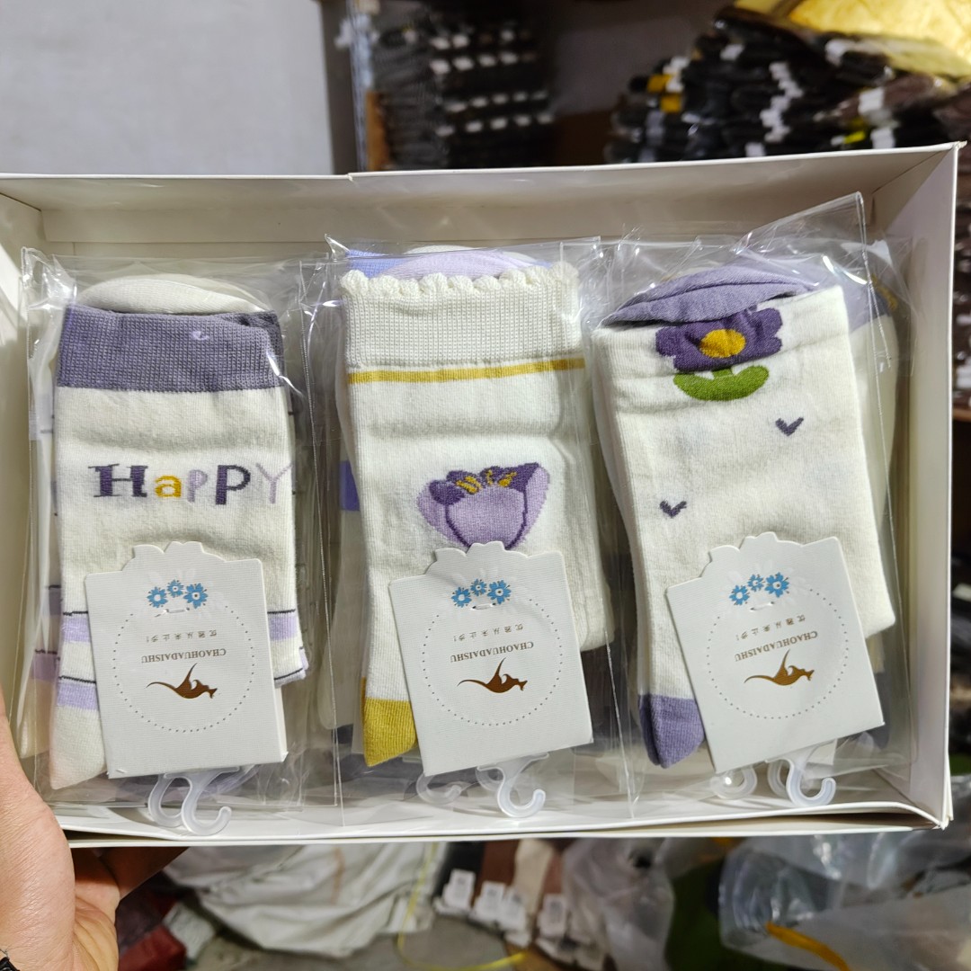 盒装袜子，主播过款，按编码下单