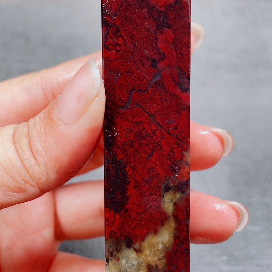 【闪购商品】玉桂林鸡血玉印章镇尺4