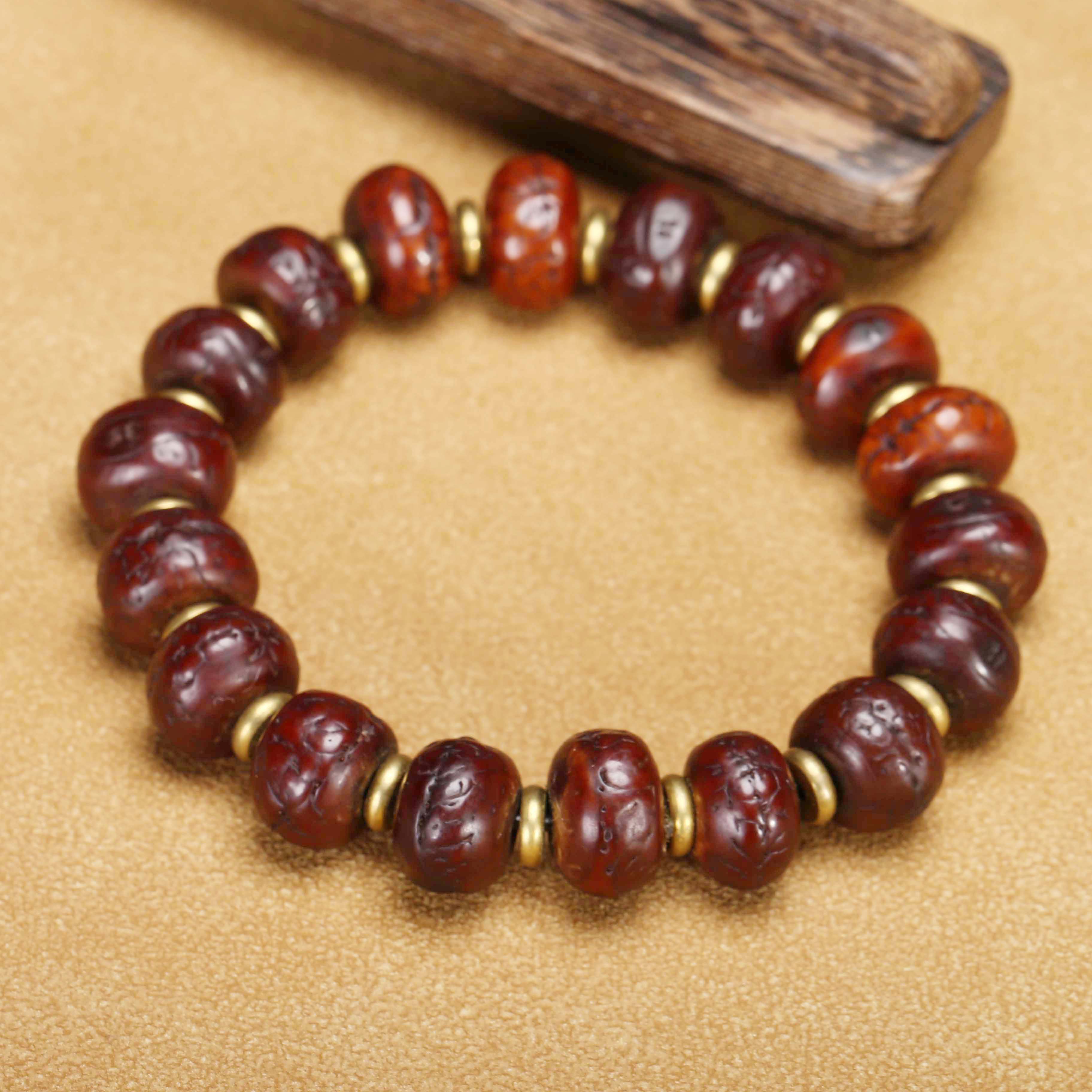 【济文阁】JFYG25010811民国 凤眼菩提手串