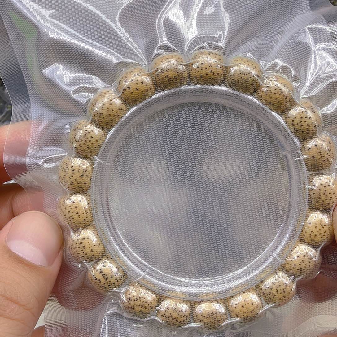 星月菩提手串53荣耀黄星月菩提单圈1.1