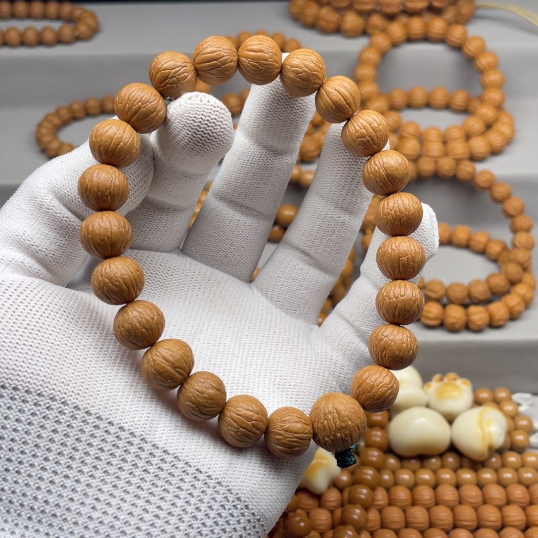 手串猴头核桃13mm精品凤羽全品无暇毕业级