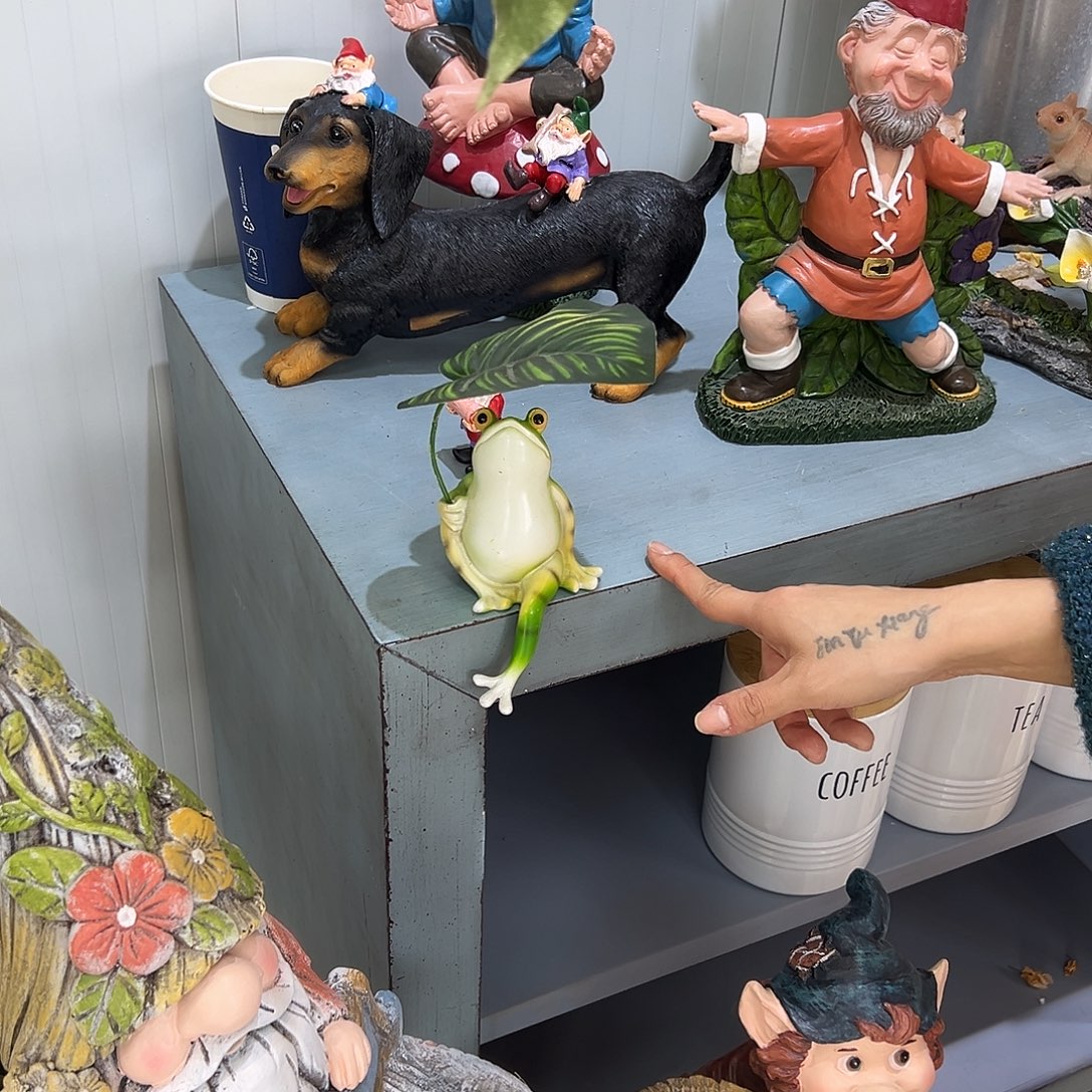 花园摆件红红火火