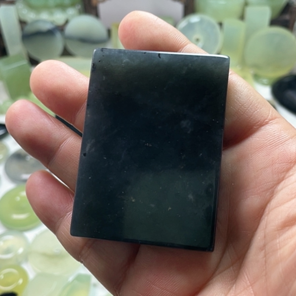【闪购商品】未镶嵌岫玉挂件老**～