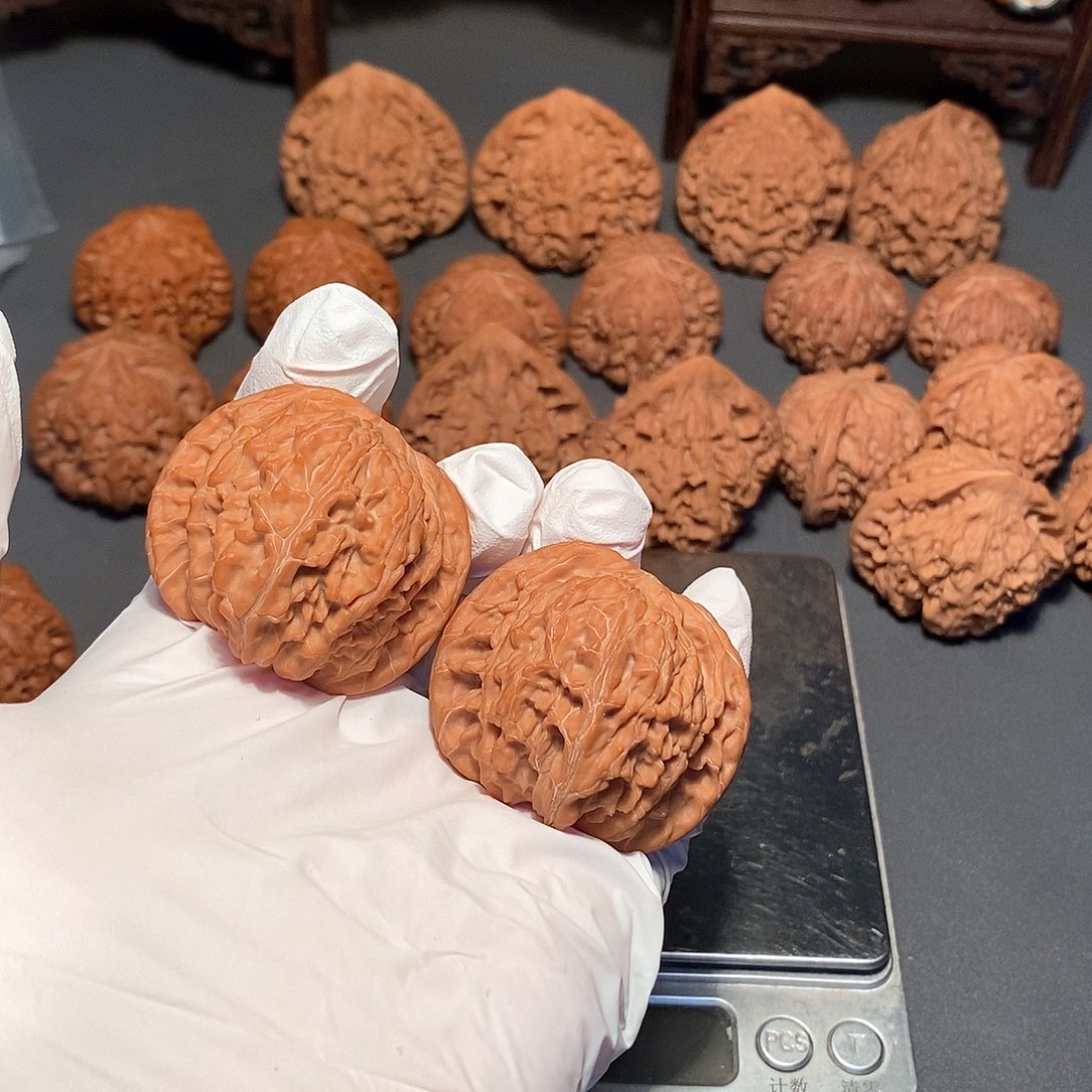 把件文玩核桃磨盘42.5尺