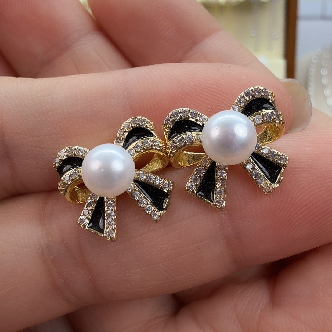 未镶嵌耳饰淡水珍珠195