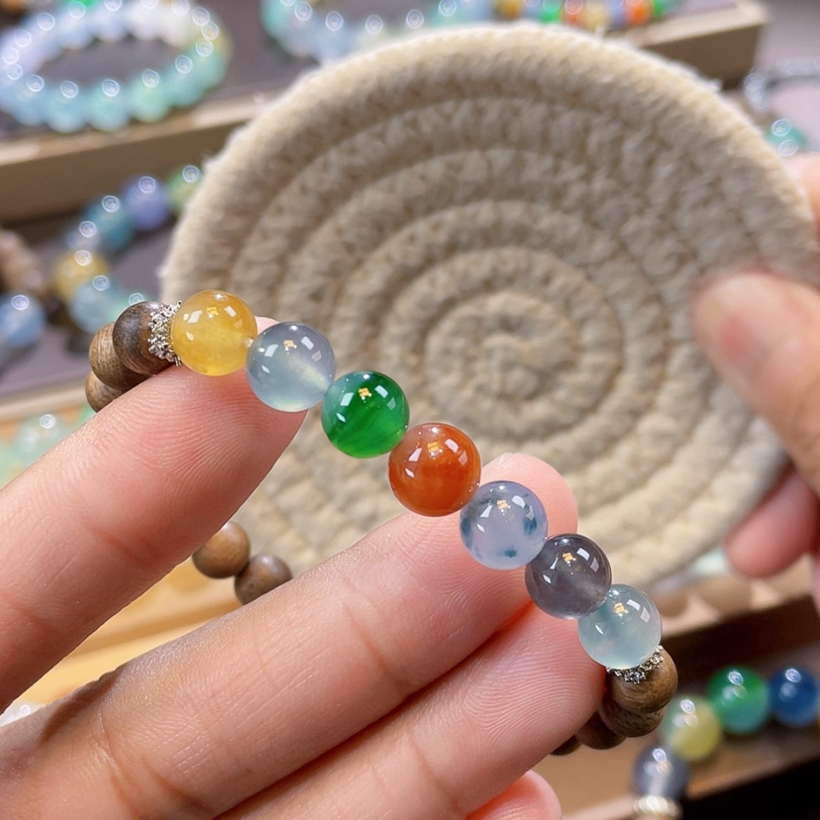 【闪购商品】未镶嵌手链翡翠卡8+多宝