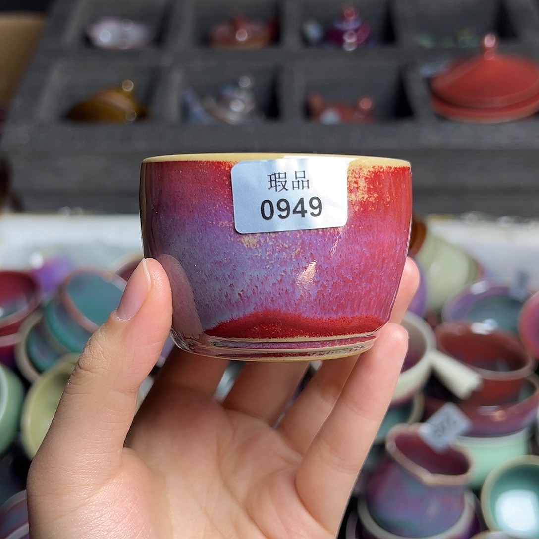 陶摆件窑口自销原矿钧瓷