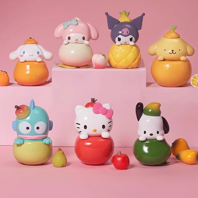 【拆盒】末末家后两位相加三丽鸥家族系列桌面摆件水果夹心