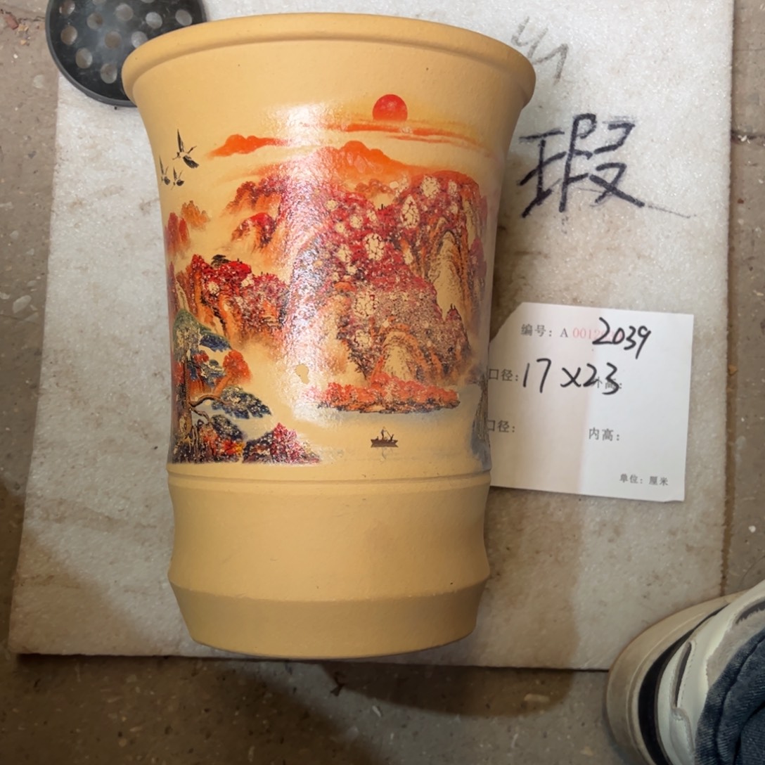 紫砂花盆紫砂花盆