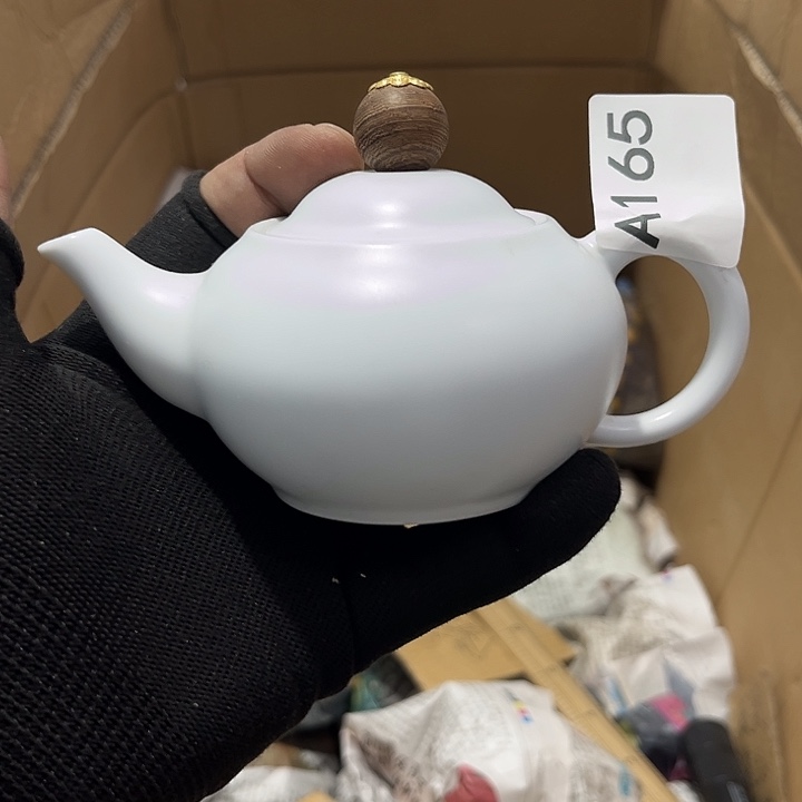 瓷片茶摆件工艺品摆件666